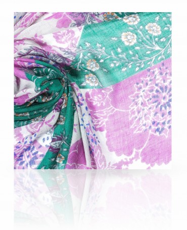 Палантин Женский W-TRIBALFL/GREEN.M